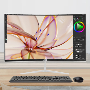 AOCカーブスクリーンデスクトップPCゲーミングセットコンピューターPCフルHDオールインワンコンピューターPCコンピューター - Product Image 1
