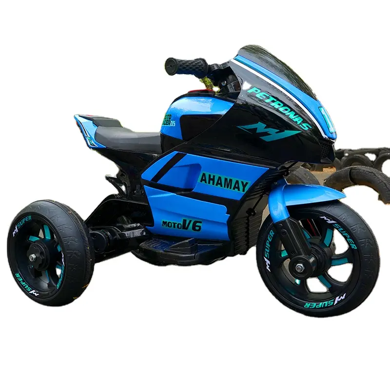 Sepeda Listrik olahraga hitam modis, untuk kegiatan cantik anak-anak balita mainan listrik dengan ekstra keamanan roda