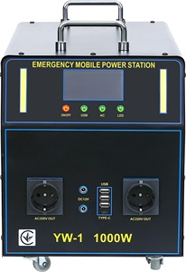 100W 1300Wh大容量户外便携式电源，带USB C型便携式应急电源，用于汽车太阳能电池板 - Product Image 2