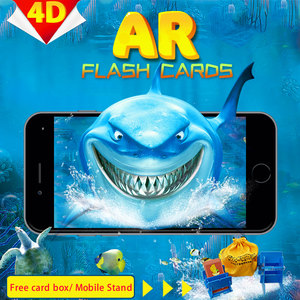 ARフラッシュカード多機能3DAR教育学習4Dマジックカード子供用教育動物おもちゃカード - Product Image 4