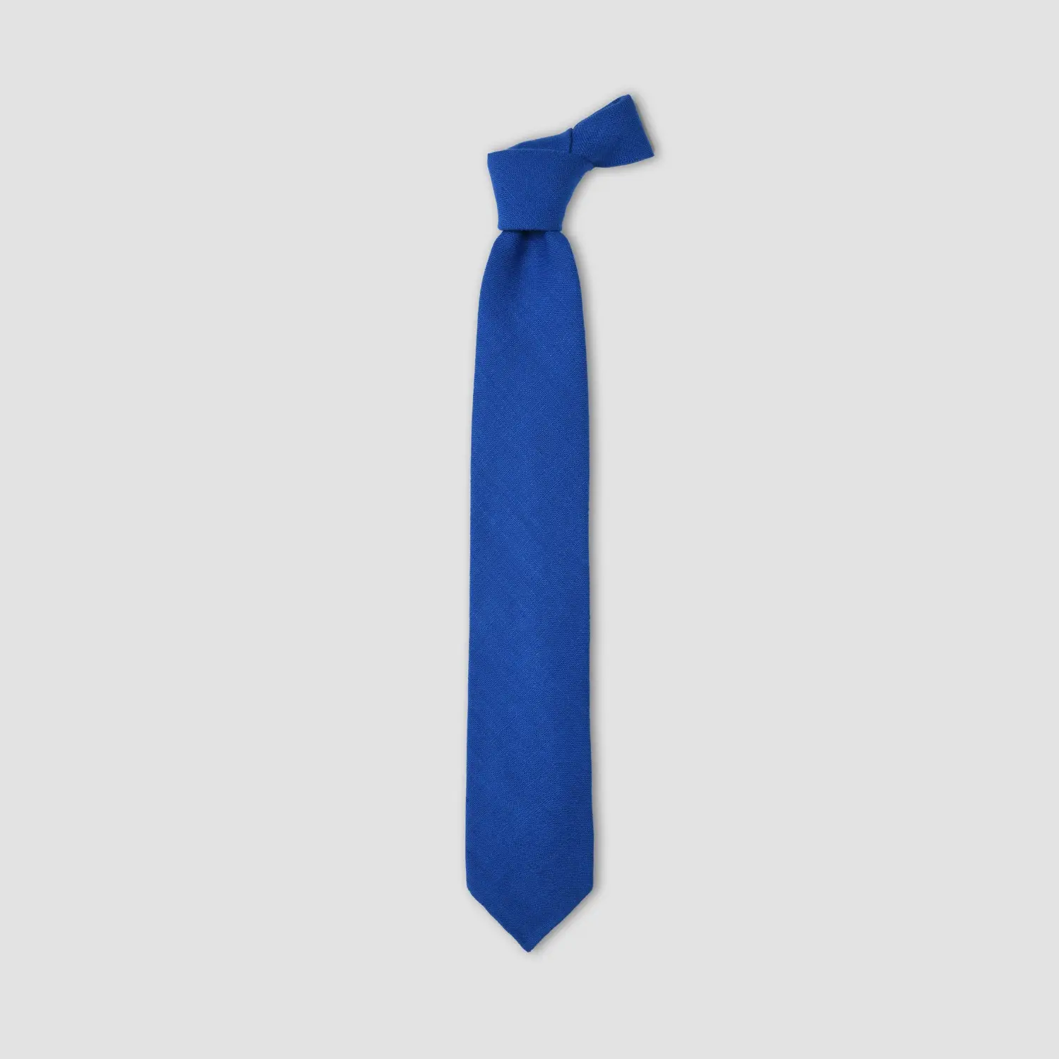 Best Majestic Royal Blue Italian Tie-Elegancia hecha a mano sin forro-Vestimenta versátil de día a noche