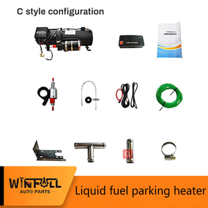 12V/24V 10KW Car Diesel Water <strong>Heater</strong> Remote Control Parking Water Liquid <strong>Heater</strong> - Product Image 3