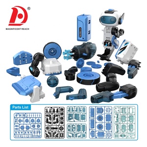 HUADA 3 in 1スマートプログラムRCロボット思考スキルDeveliop感じ茎Diyロボティクスキット教育おもちゃ - Product Image 3