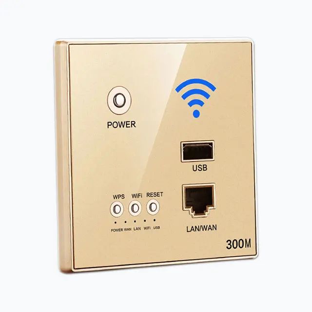 300Mbps 2,4 GHz Hotel Enterprise Mount en pared Acceso inalámbrico Wifi AP Router 3G/4G Wireless-n Router 1X10/100/1000Mbps 2,4G