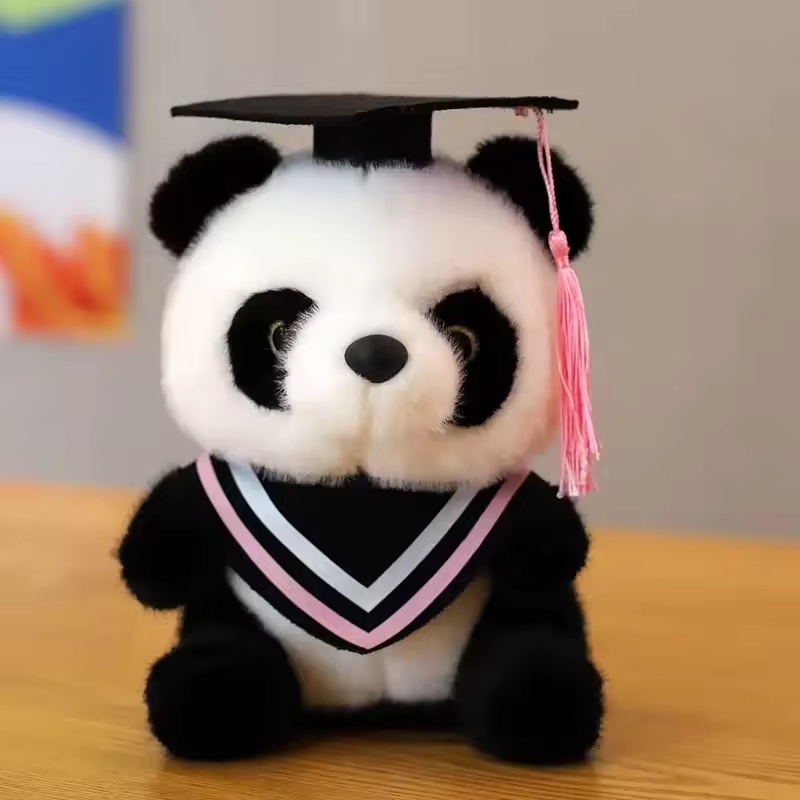 Dr panda-pink collar