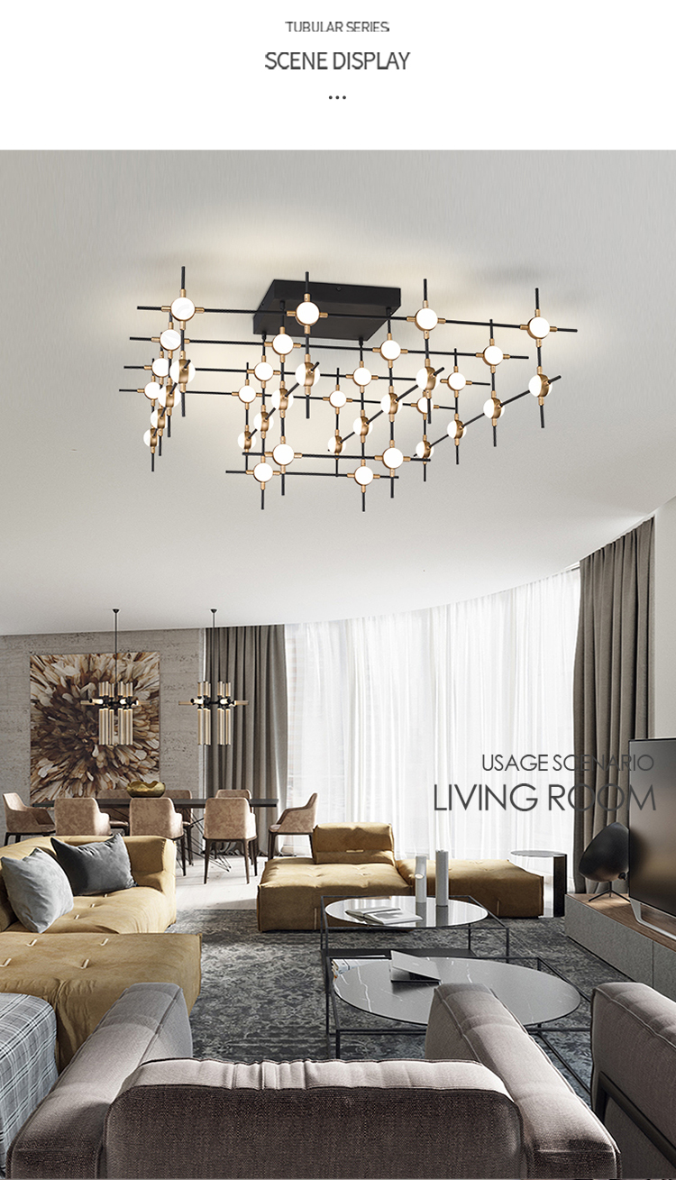 Zun Design Hot Sale Wholesale Modern Decorative PC Cover hanging gold pendant lamp for Restaurant indoor