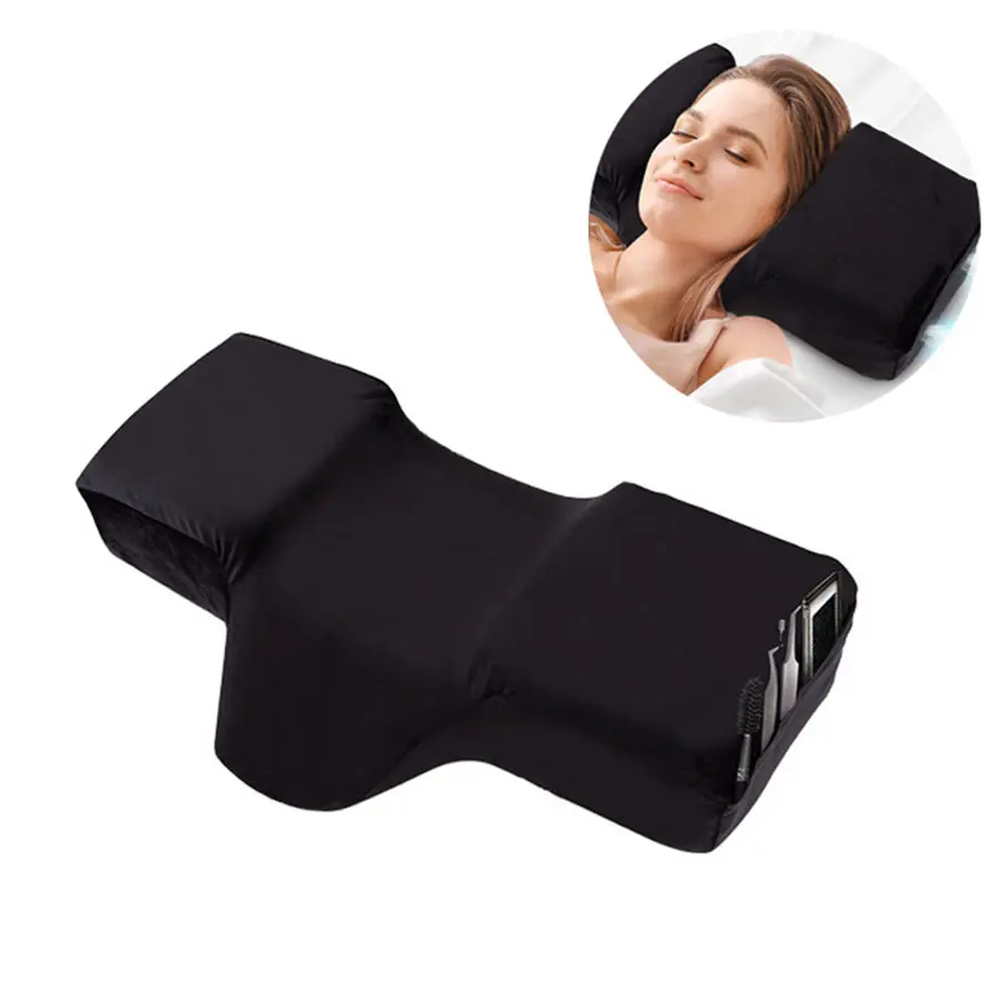 Fornitore vendita calda salone di bellezza innesto ciglia curva cuscino essenziali cuscino per ciglia memory foam rimovibile memory foam