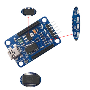 XBee Explorer Xbee USB Mini Adapter Modul Bord Basis Schild Multifunktions Neue - Product Image 2
