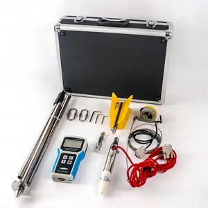 ประเภทแบตเตอรี่แบบพกพาแม่น้ําน้ําเร็วแม่เหล็กไฟฟ้า Flowmeter สําหรับความเร็วและระดับ - Product Image 1
