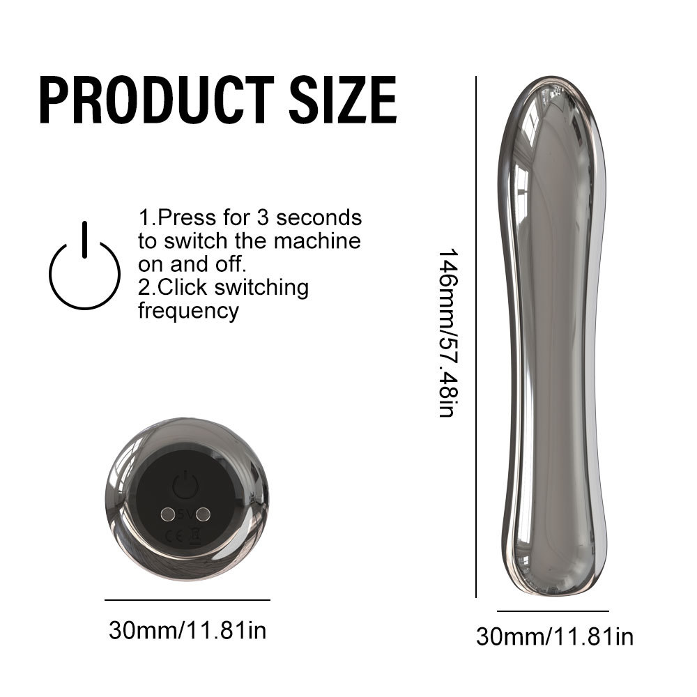 S255 vibrator anal plug two - in - one