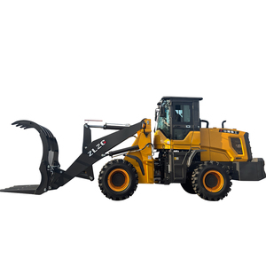 20 Wheel <strong>Loader</strong> Model 968 with Long Arm 4x4 Drive 2 Ton Rated Load for Forestry Wood <strong>Loading</strong> and <strong>Unloading</strong> - Product Image 1