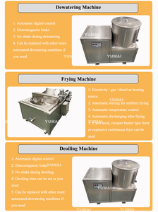 Small Capacity Customized Complete Semi <strong>Automatic</strong> Potato Chips Making Machinery French Fries Production Line - Product Image 4