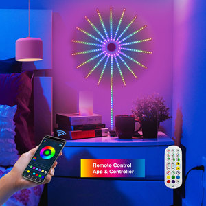 Firewprk ไฟเส้น Led RGB แบบยืดหยุ่น,ชุดไฟ Led Rgb หลากสี WS2812พิกเซลควบคุมอัจฉริยะ2811ชุดไฟ Led 30 60 Leds - Product Image 4