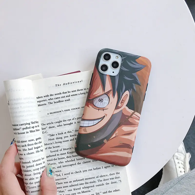 Arte Anime One Piece Luffy Manga caixa do telefone para iphone