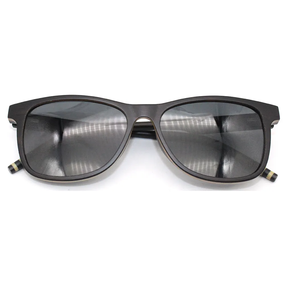 Ebony laminated wood polarized sunglasses wood eye glasses ocular glasses