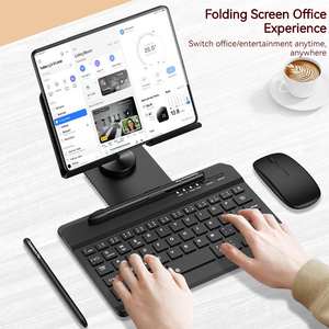 Soporte plegable para teclado con Bluetooth, soporte giratorio 360 para teléfono Samsung Z Fold4 Fold3 Fold2 Fold1, novedad - Product Image 3