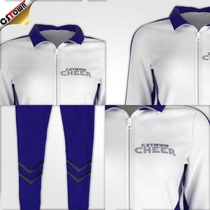 Özel tasarım amigo ceket kadınlar Polyester Cheer ve dans ısınma ceketler özel Cheer ceketler - Product Image 6