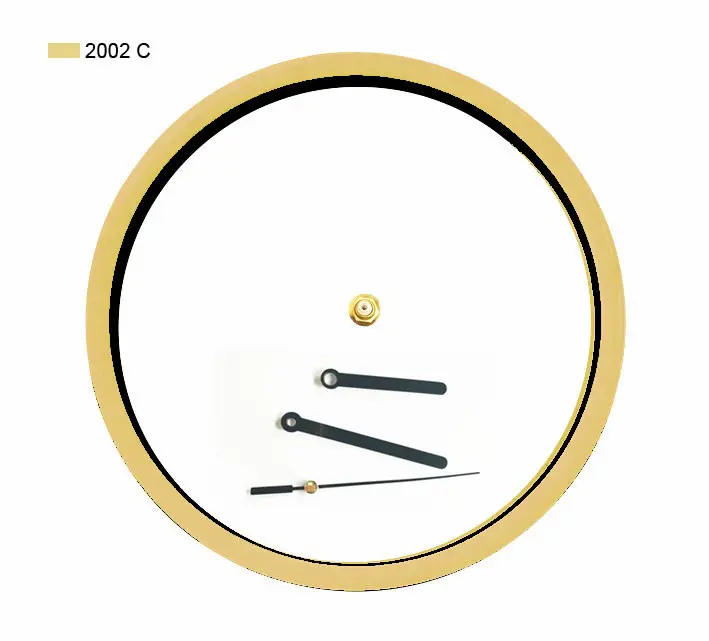 Reloj de pared personalizado de metal de madera de vidrio plástico DIY de diferentes tamaños para facilitar el montaje puede ser diseño libre o imagen de bricolaje