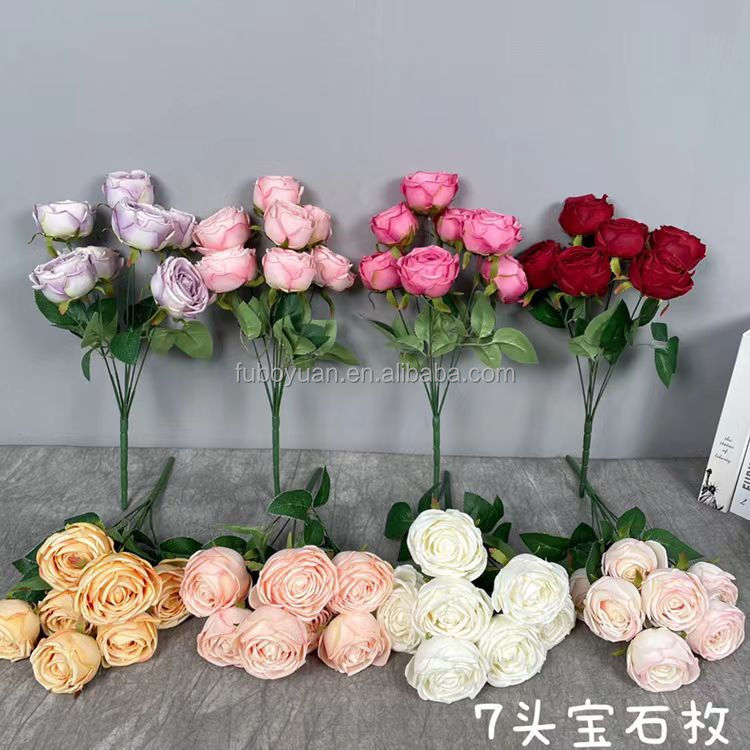 8# bouquet of 7 heads gem rose