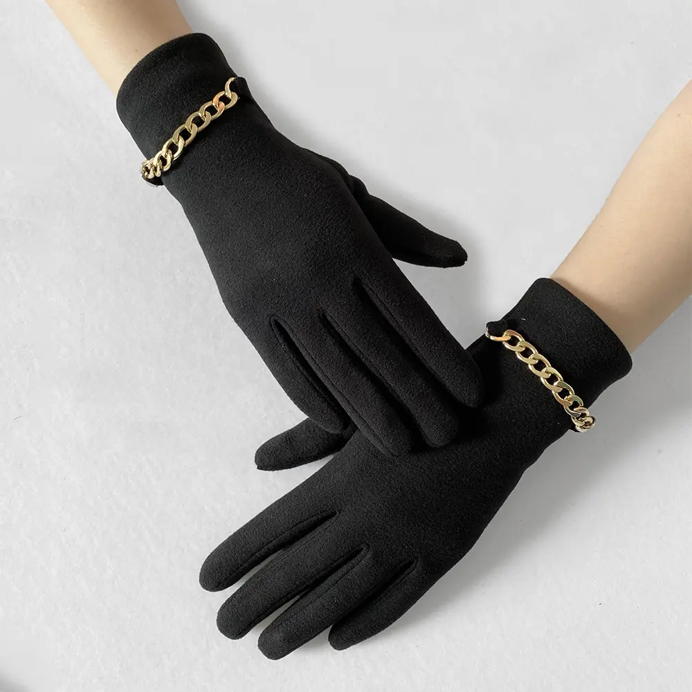 BSCI Hersteller Passen Sie Ihre Winter mode mit Touchscreen Damen handschuhen an