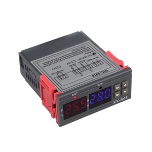 Controlador de temperatura Digital con pantalla LED Dual, termostato con relé de 10A, termorregulador de calefacción y refrigeración, STC-3018 - Product Image 2