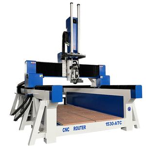Wei hong NK280 controlador de 4 ejes cnc router 1325 atc de tipo lineal de mdf de madera de corte de máquina de enrutador cnc - Product Image 4