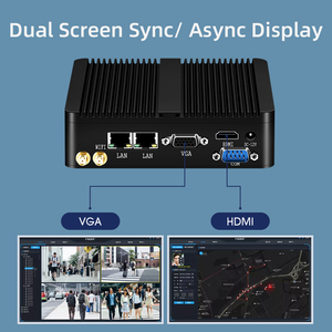 HLY-Mini ordenador Industrial J1800, cuatro núcleos, Linux, Pfsense opcional, 2 * LAN, 4 * USB, 2 * RS232, WIFI, Barebone - Product Image 6
