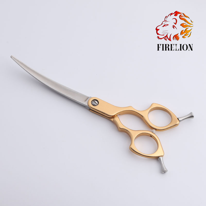 Yellow Curved Scissor