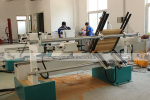 Factory Supply Automatic Wood Cnc Lathe Wooden <strong>Machine</strong> with <strong>Auto</strong> <strong>Loading</strong> and <strong>Unloading</strong> - Product Image 5