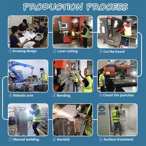 定制数控激光切割服务制造钣金加工成型加工弯曲钢零件 - Product Image 5