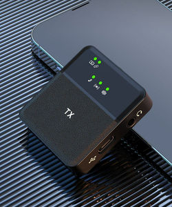 Xtuga S31 Portable 2.4GHz <strong>3</strong>.5mm Type-C IOS <strong>3</strong> in 1 Receiver Wireless Mic for Vlogging <strong>youtube</strong>