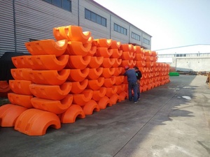 Flotador de tubo de dragado combinado con bomba de succión DE CORTADOR de 24 pulgadas para tubería de dragado de lodos de HDPE/ACERO - Product Image 3