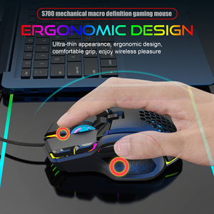 10 Key Wired Game Mouse Makro programmierung 13 RGB-Licht modi 6-Gang 12800dpi Computers pielmaus - Product Image 3