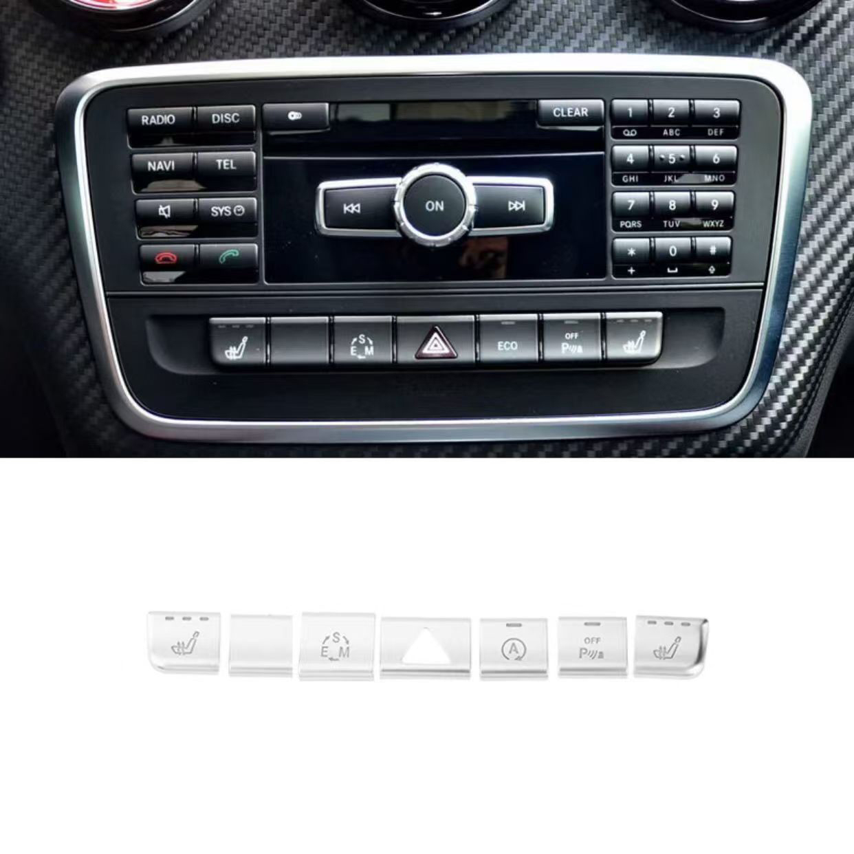 7 buttons sticker type D