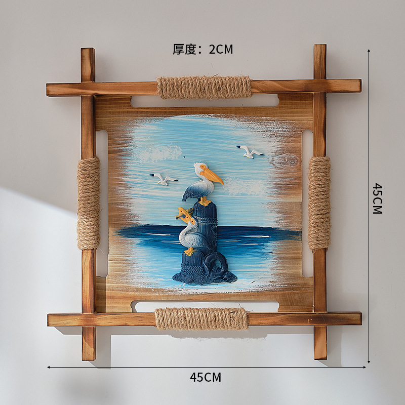 colorful 45*45 seabird painting
