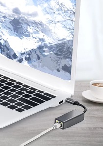 Yüksek kalite fabrika tip c rj45 1000 mbps ağ kartı usbc ethernet adaptörü lan tipi C ile LAN Ethernet adaptörü led - Product Image 5