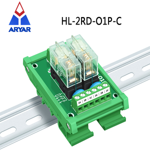 Módulo de interfaz de relé de potencia SPDT de 16 amperios de montaje en riel DIN de 2 canales, entrada de módulo de relé de 12V 24V, entrada PNP NPN o Compatible - Product Image 2