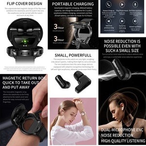 Cuffie Wireless BT 2-in-1 smartwatch frequenza cardiaca pressione arteriosa monitoraggio di riduzione del rumore auricolari smart watch T97 - Product Image 3