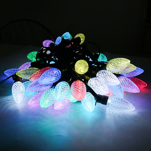 Luces navideñas permanentes C7 C9 Digital Bullet Head Shell Christmas RGB LED Light String para Decorativo DC5V12V - Product Image 1