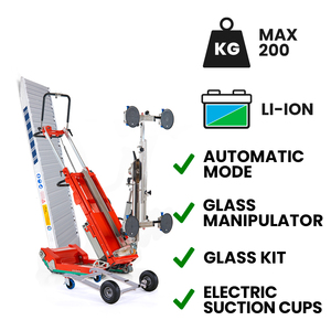 Zonzini Skipper Lift GL Điện cầu thang leo núi ý SKL-200-VET 200kg công suất để vận chuyển cài đặt tấm kính 3x2.7m - Product Image 6