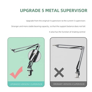 Mikrofon NB-35S kol standı klip tutucu ve masa montaj kelepçesi filtre cam maskesi kalkanı klip kiti - Product Image 3