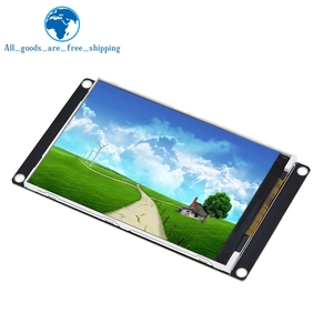TZT 3.5 Inch TFT 320*480 Resolution 3.3V-5V <strong>UART</strong> MCU Serial Communication Flash 64MB Without T For <strong>Arduino</strong> UNO R3 MEGA