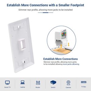 CAT6 RJ45 aletsiz Keystone Ethernet modülü krikolar adaptörü çoğaltıcı kadın ağ konektörü aracı ücretsiz RJ45 Keystone Jack - Product Image 4