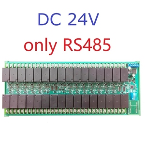 32Ch 20A Módulo de relé Ethernet/RS485 de alta corriente RJ45 LAN WAN Puerto de red TCP/IP Modbus Slave 12V 24V PLC IO Board - Product Image 5