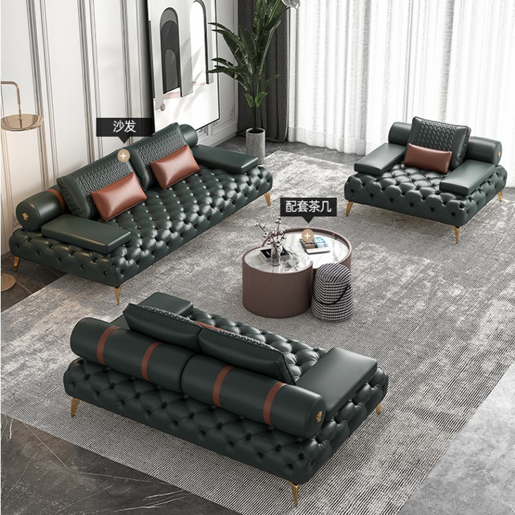Super fiber leather sofa