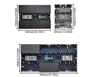 Publicidad fija Pantalla Led Exterior Interior Pantalla Led fija Panel de pared de video LED Iglesia Pantalla gigante Pantalla - Product Image 2