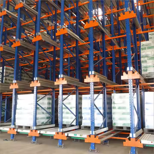 Sistema de estanterías de lanzadera de acero de alta capacidad de carga Estante de lanzadera de paleta automático Estante de almacén de almacenamiento de alta resistencia