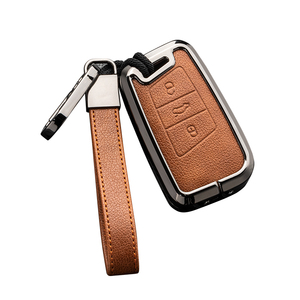 Car <strong>Key</strong> Cover Compatible with <strong>VW</strong> Polo <strong>Key</strong> Protector case for Volkswagen Golf 4 5 6 Skoda Seat 3 Buttons Alloy Car <strong>Key</strong> case - Product Image 3