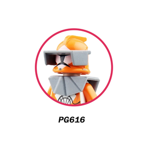 PG8002 Space Wars Clone Storm Trooper Warrior <strong>Commander</strong> Kids Educational Figure Assembly Mini Action Building <strong>Block</strong> Toy Bricks - Product Image 3