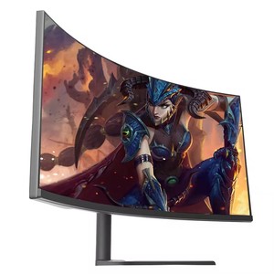 PIP/ PBP Panel LED IPS curvo de 34 pulgadas con soporte multifuncional 4K 3440*1440 120HZ 144Hz Monitor de PC Monitores para juegos - Product Image 1